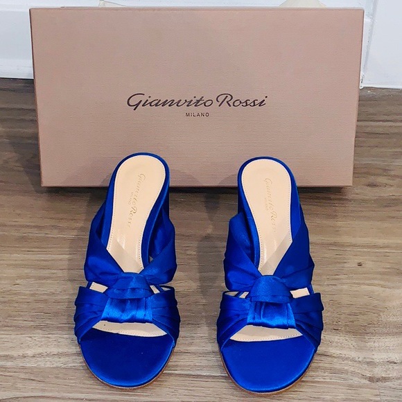 Gianvito Rossi Shoes - BRAND NEW GIANVITO ROSSI BLOCK HEEL MULES